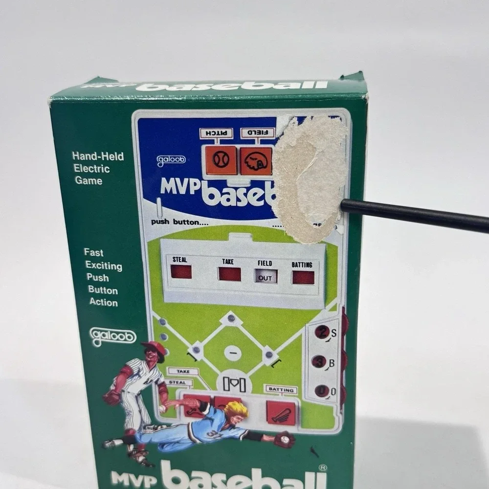 Vintage 1978 Galoob MVP baseball Hand Held Electric Action Game No 5003 Complete